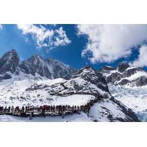 雪山风光 心旷神怡 目之所及 心之所向